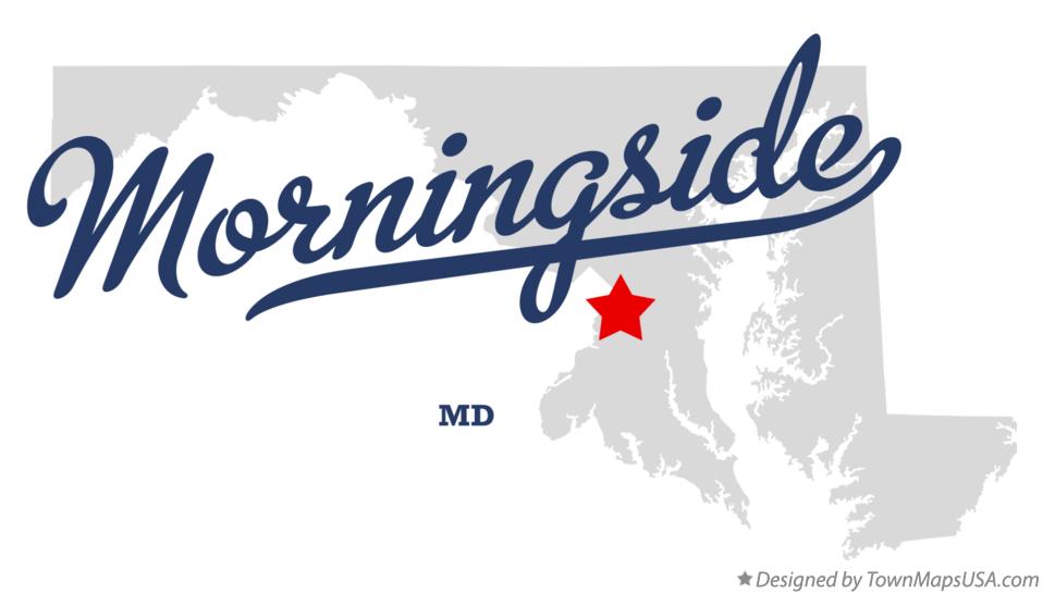Map of Morningside Maryland MD