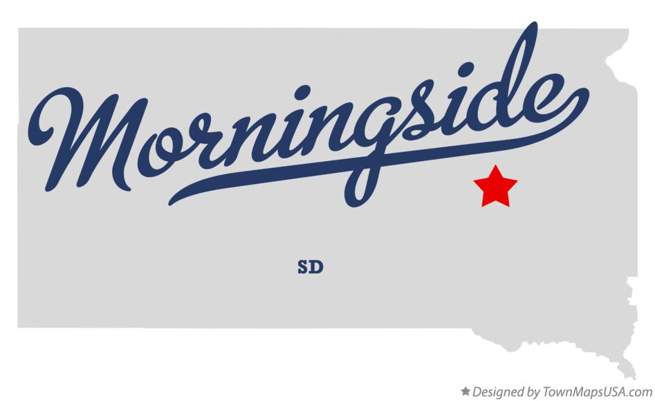 Map of Morningside South Dakota SD