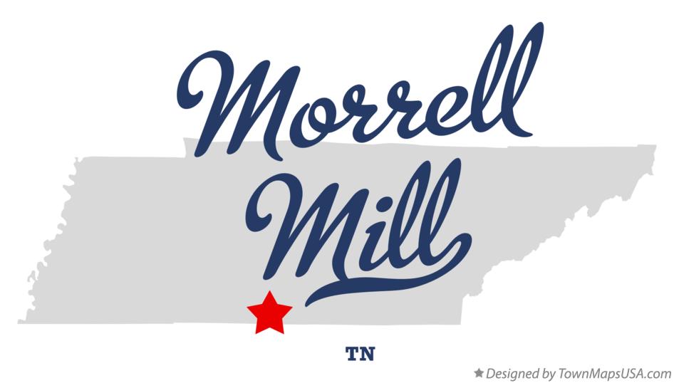 Map of Morrell Mill Tennessee TN