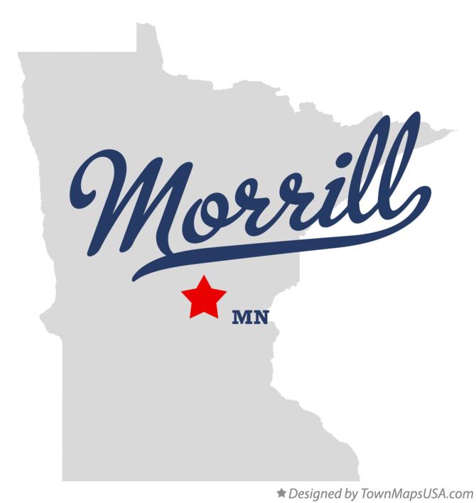 Map of Morrill Minnesota MN