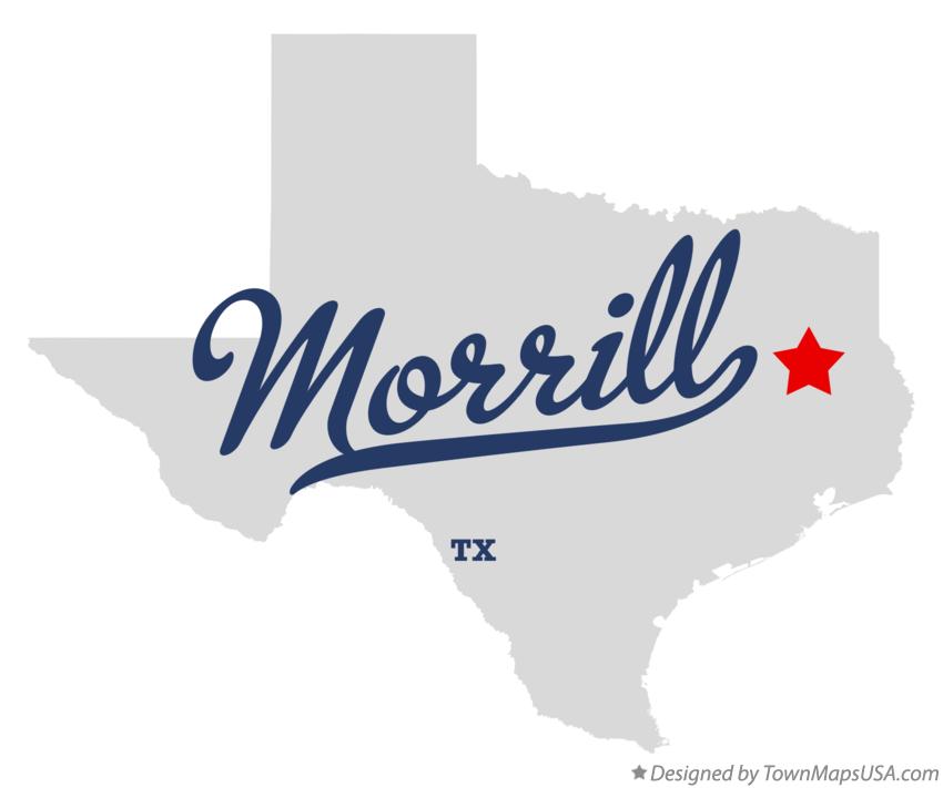 Map of Morrill Texas TX