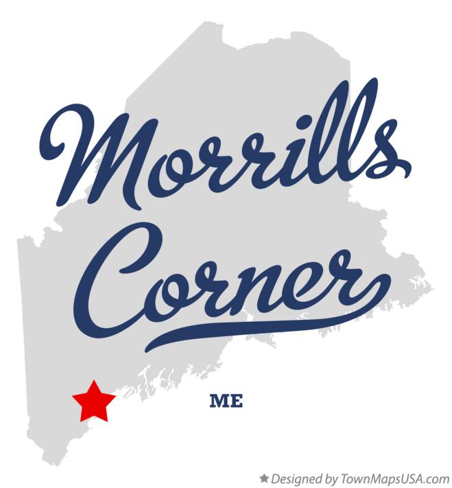 Map of Morrills Corner Maine ME