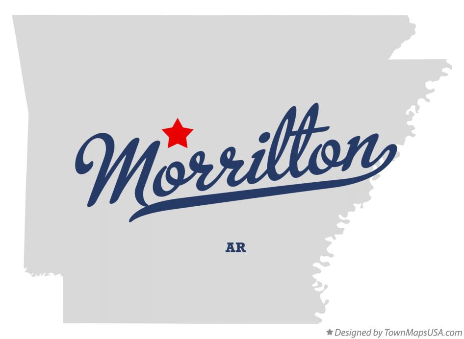 Map of Morrilton Arkansas AR