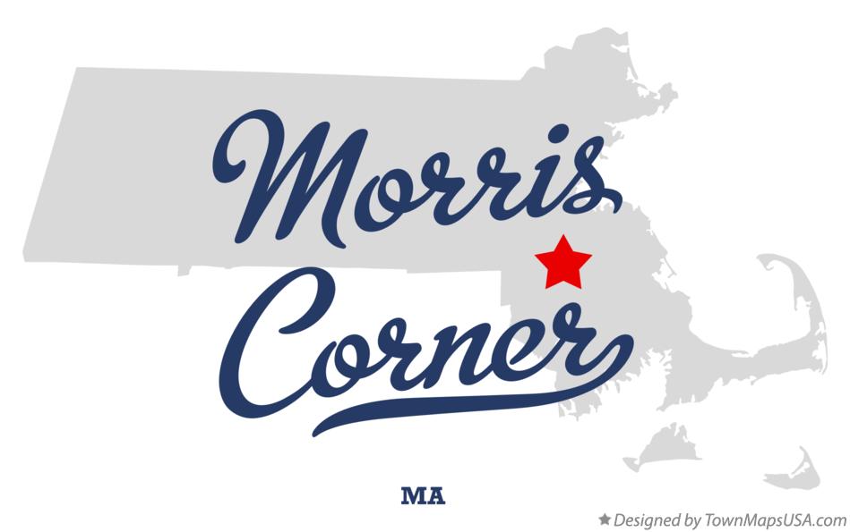 Map of Morris Corner Massachusetts MA
