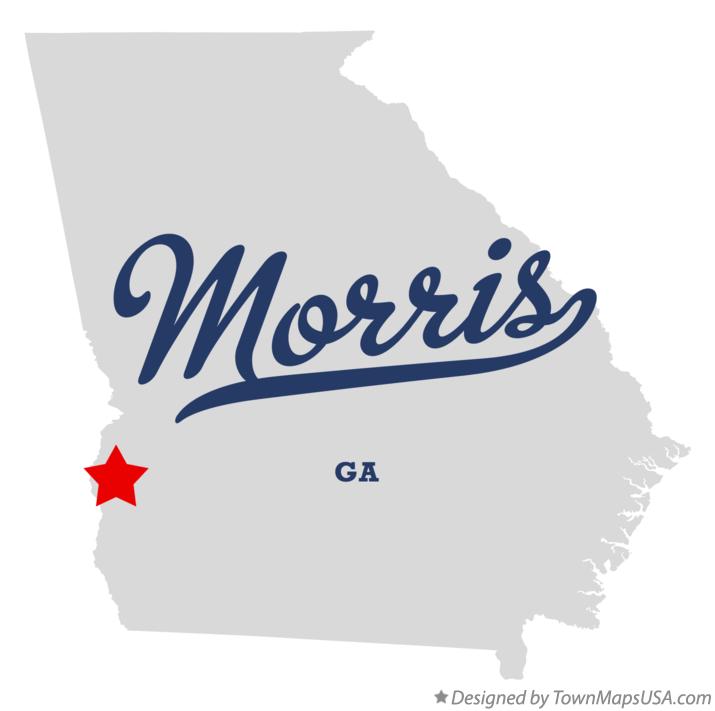 Map of Morris Georgia GA