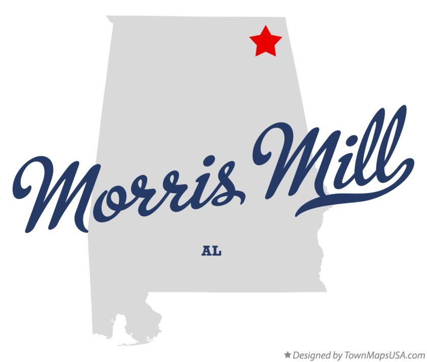Map of Morris Mill Alabama AL