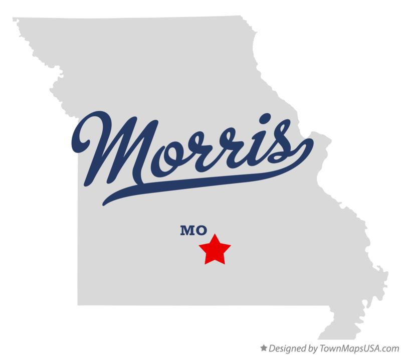 Map of Morris Missouri MO
