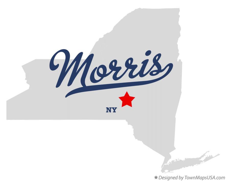 Map of Morris New York NY