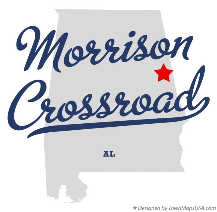 Map of Morrison Crossroad Alabama AL