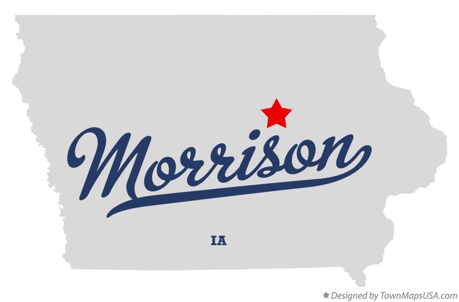 Map of Morrison Iowa IA
