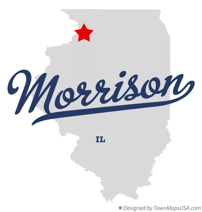 Map of Morrison Illinois IL