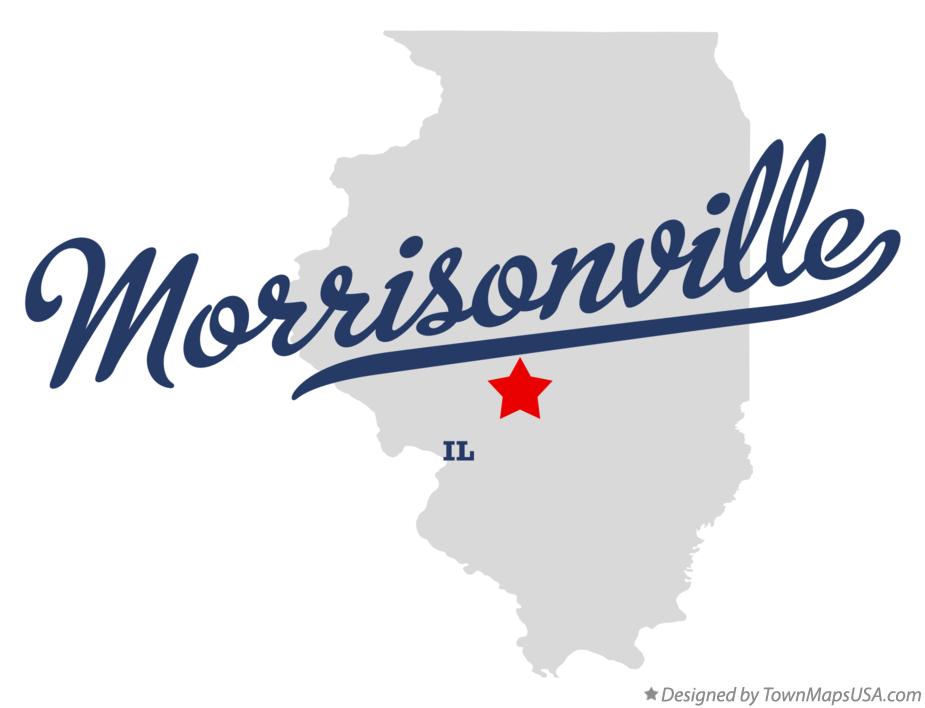 Map of Morrisonville Illinois IL