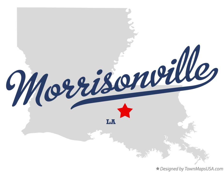 Map of Morrisonville Louisiana LA
