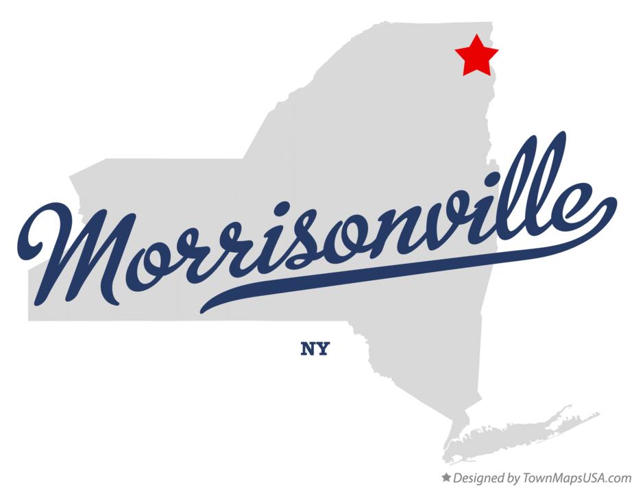 Map of Morrisonville New York NY