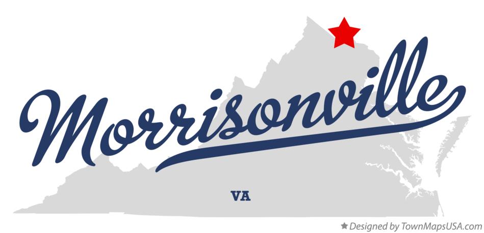 Map of Morrisonville Virginia VA