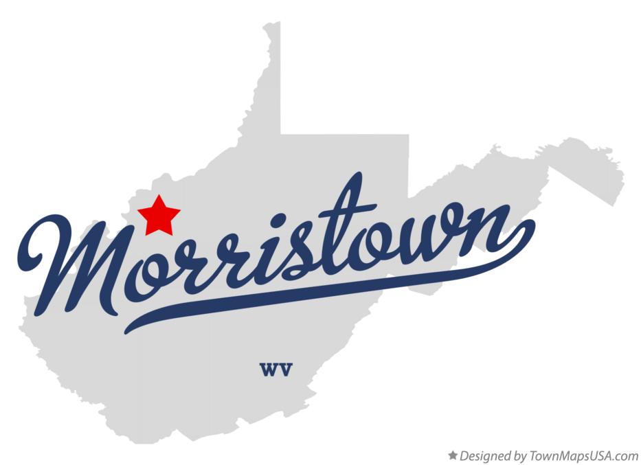 Map of Morristown West Virginia WV