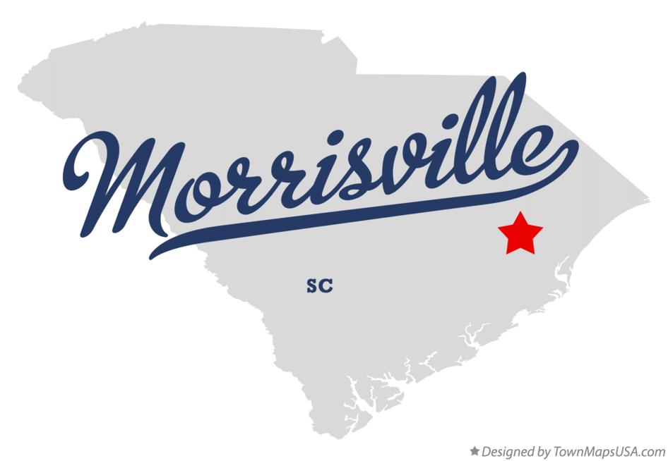Map of Morrisville South Carolina SC