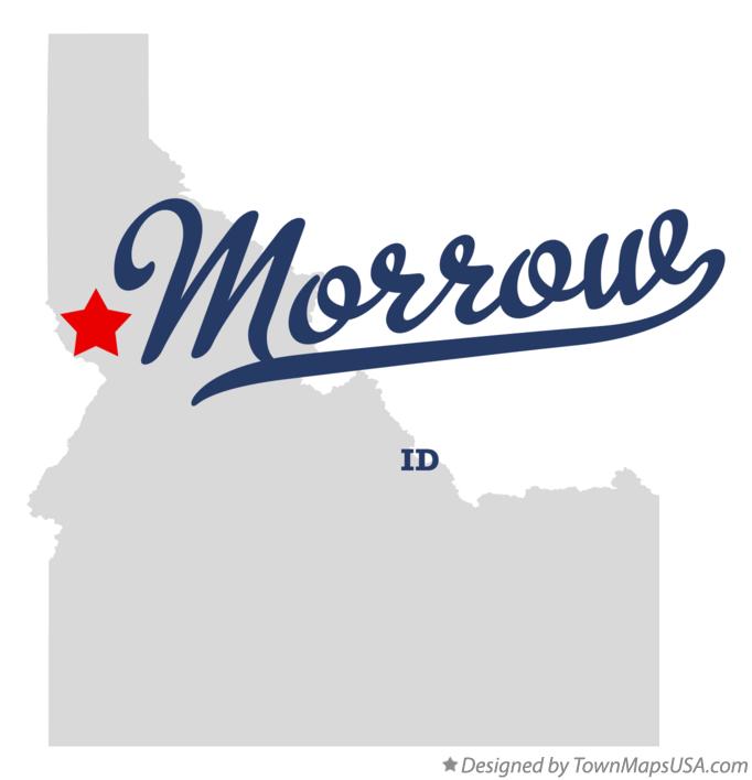 Map of Morrow Idaho ID