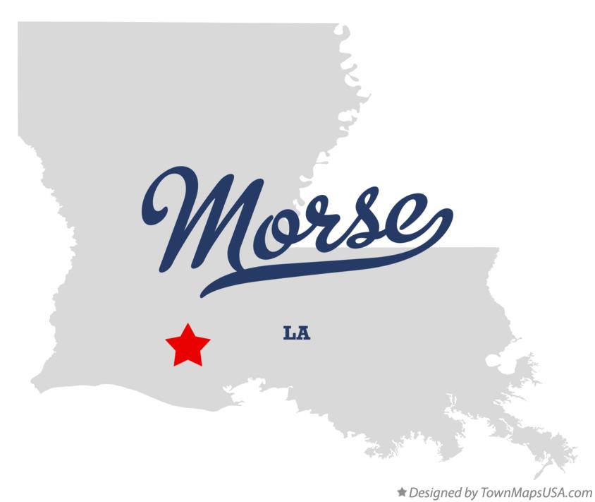 Map of Morse Louisiana LA