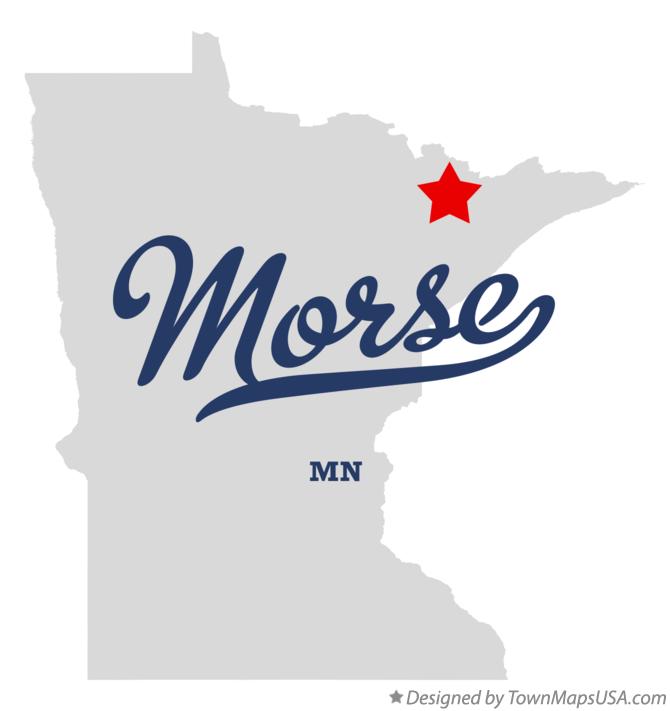 Map of Morse Minnesota MN