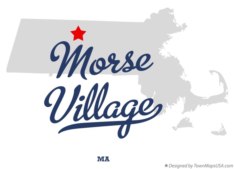 Map of Morse Village Massachusetts MA