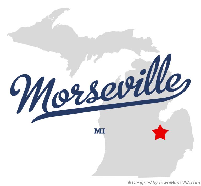 Map of Morseville Michigan MI