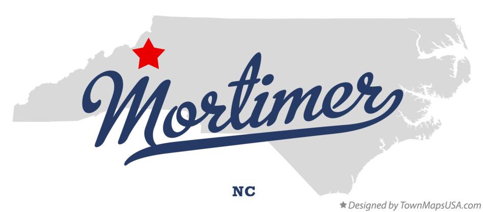Map of Mortimer North Carolina NC