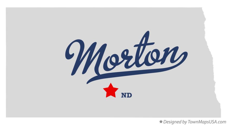 Map of Morton North Dakota ND