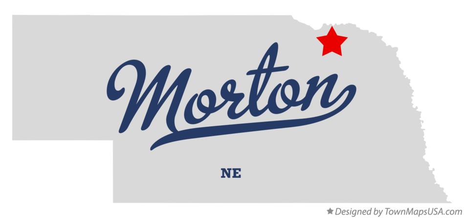 Map of Morton Nebraska NE