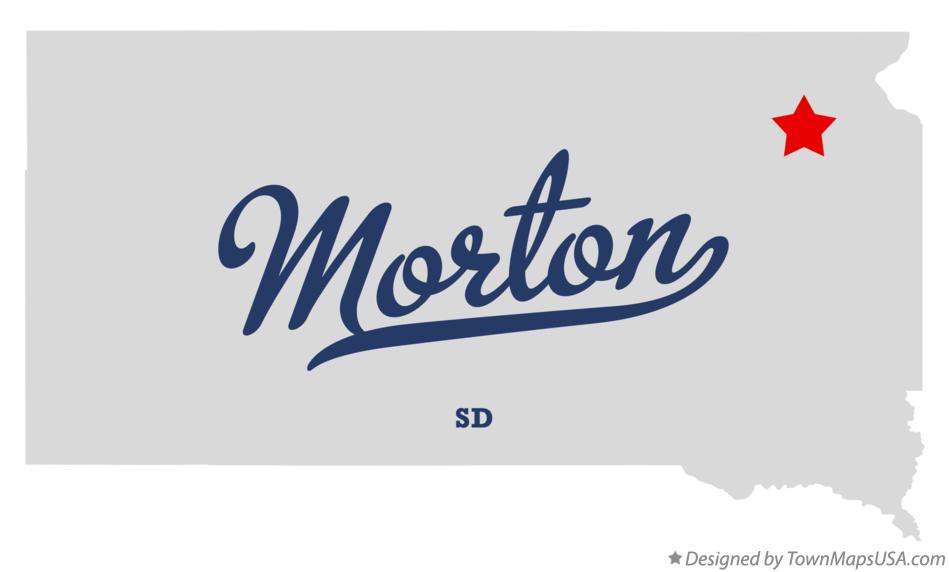 Map of Morton South Dakota SD
