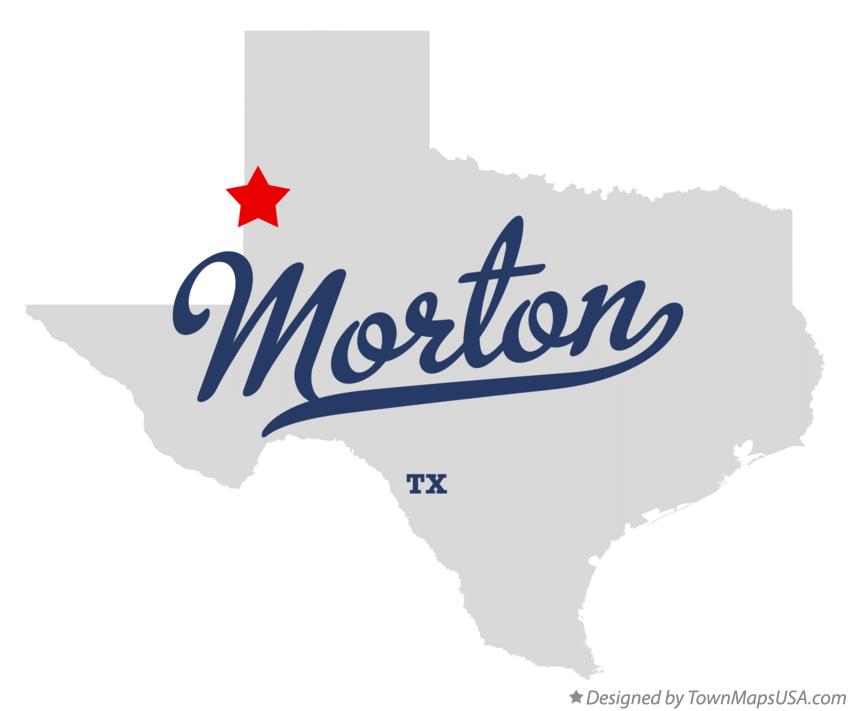 Map of Morton Texas TX