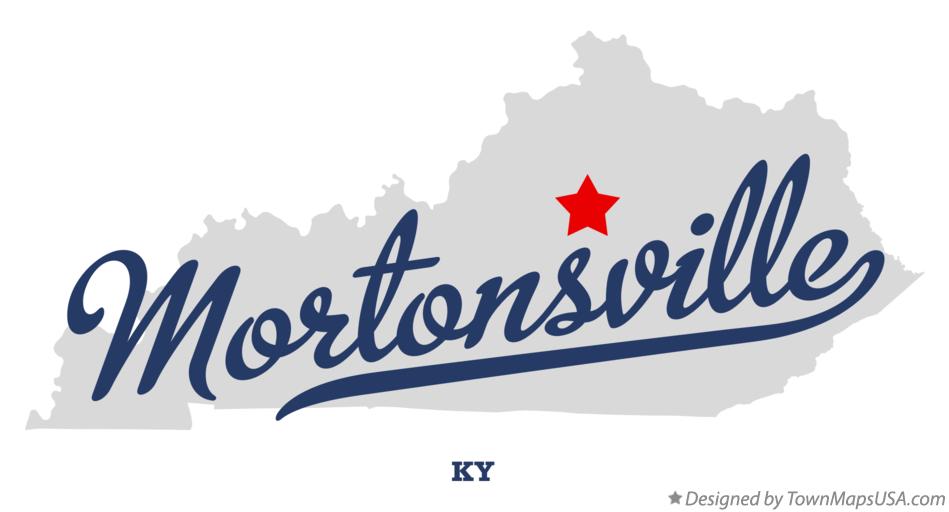 Map of Mortonsville Kentucky KY