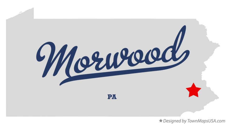 Map of Morwood Pennsylvania PA
