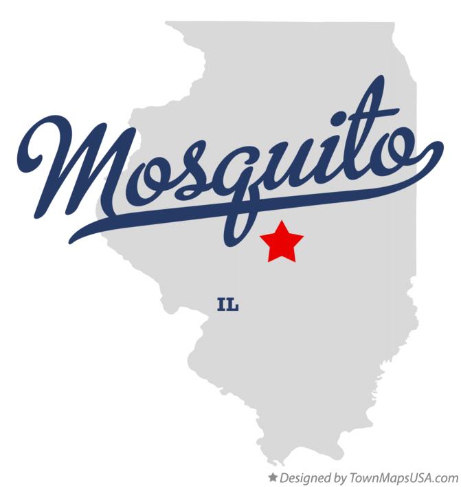 Map of Mosquito Illinois IL