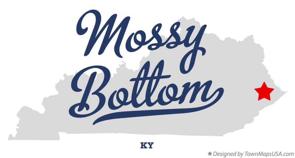 Map of Mossy Bottom Kentucky KY