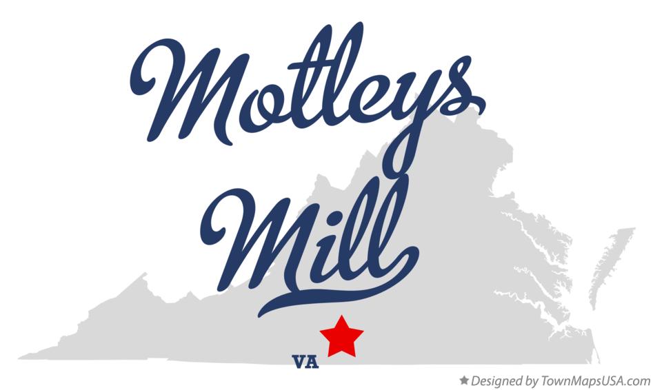 Map of Motleys Mill Virginia VA