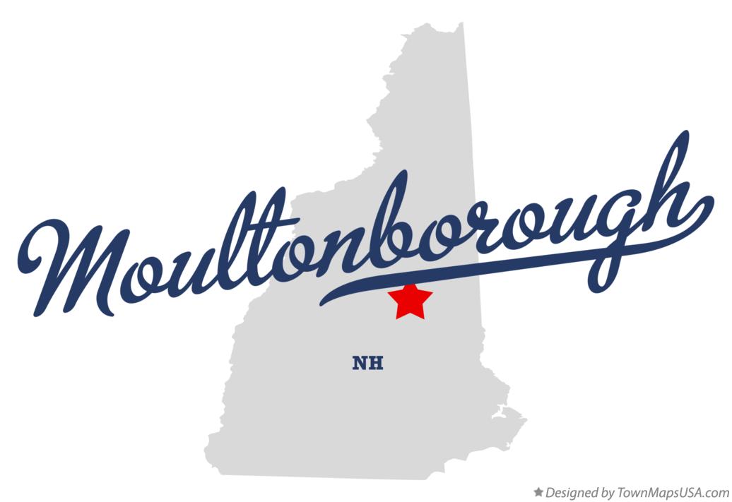 Map of Moultonborough New Hampshire NH