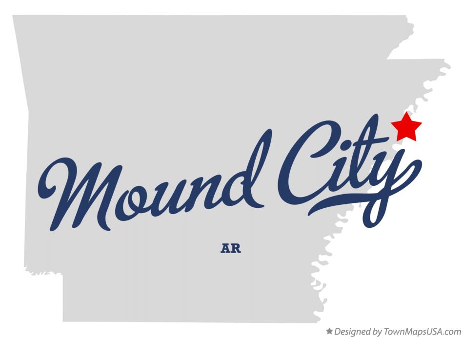 Map of Mound City Arkansas AR