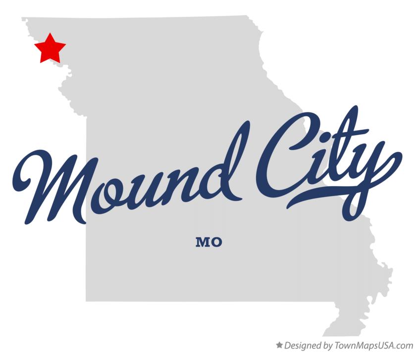 Map of Mound City Missouri MO