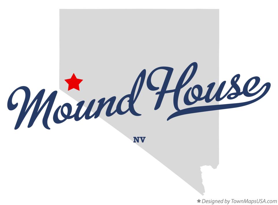 Map of Mound House Nevada NV