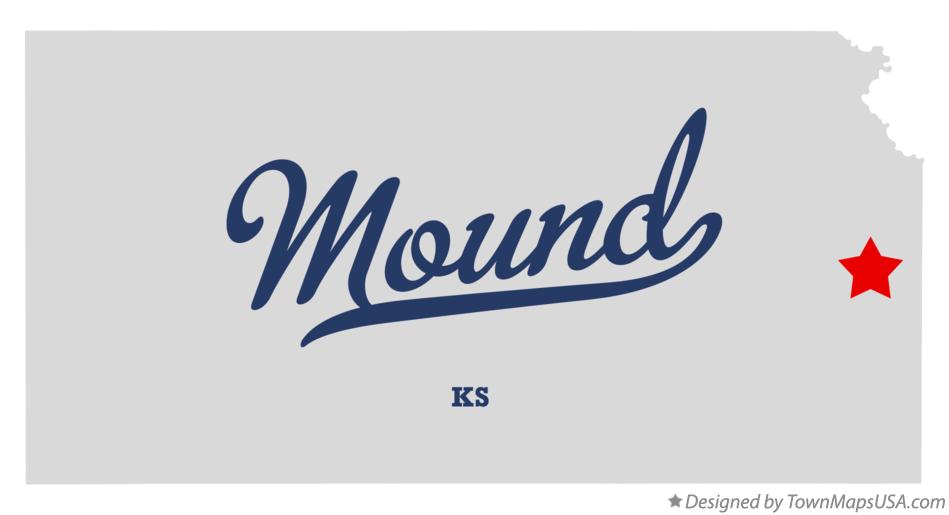 Map of Mound Kansas KS