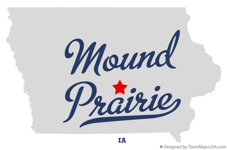 Map of Mound Prairie Iowa IA