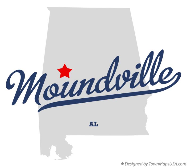 Map of Moundville Alabama AL