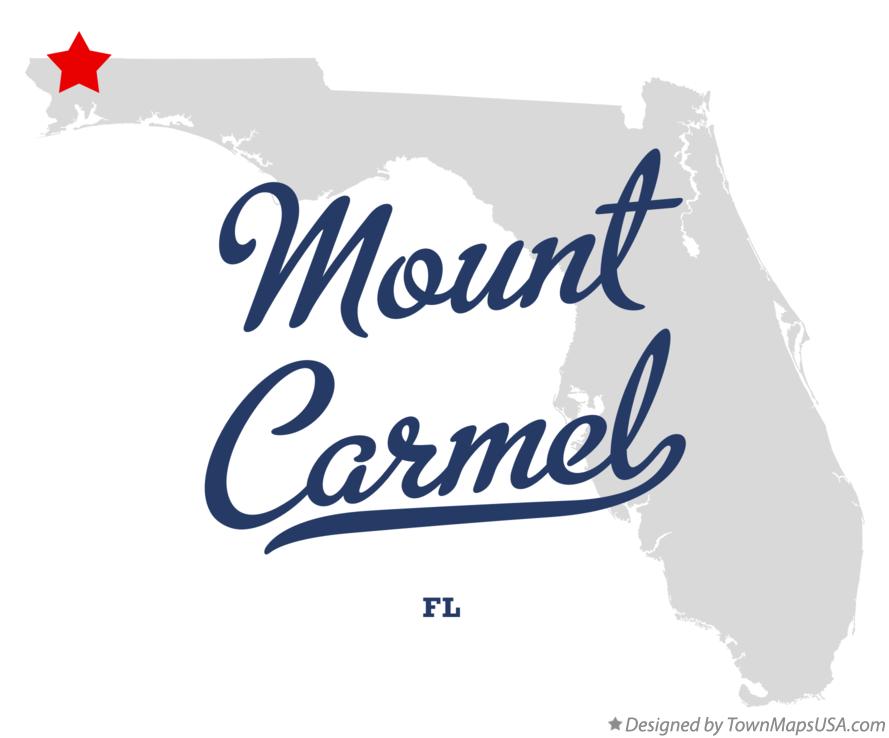 Map of Mount Carmel Florida FL