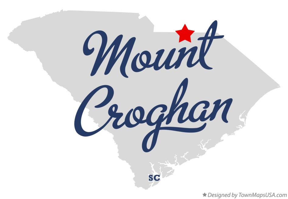 Map of Mount Croghan South Carolina SC