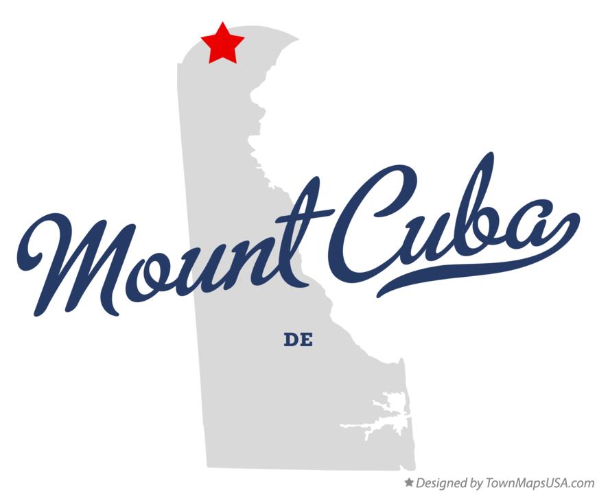 Map of Mount Cuba Delaware DE