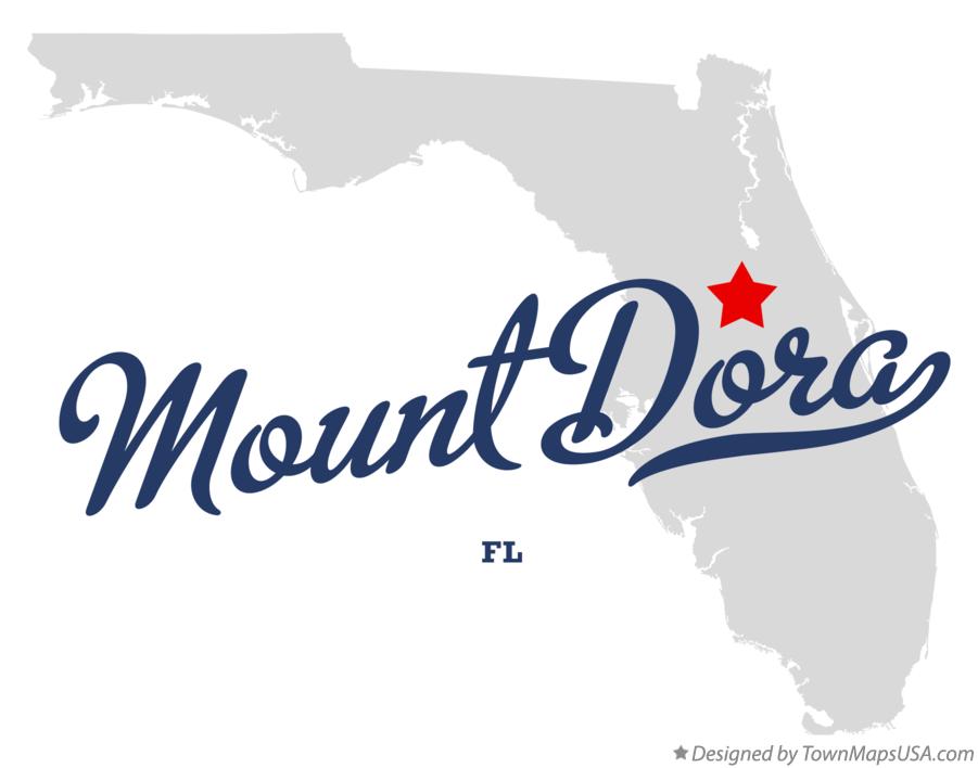 Map of Mount Dora Florida FL