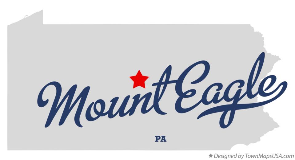 Map of Mount Eagle Pennsylvania PA