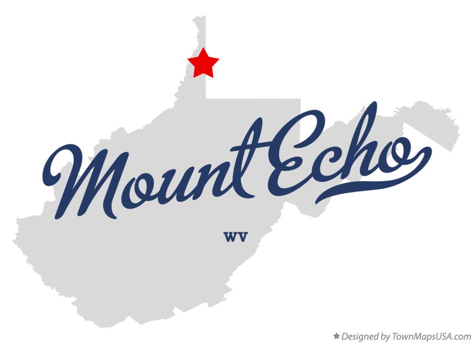 Map of Mount Echo West Virginia WV