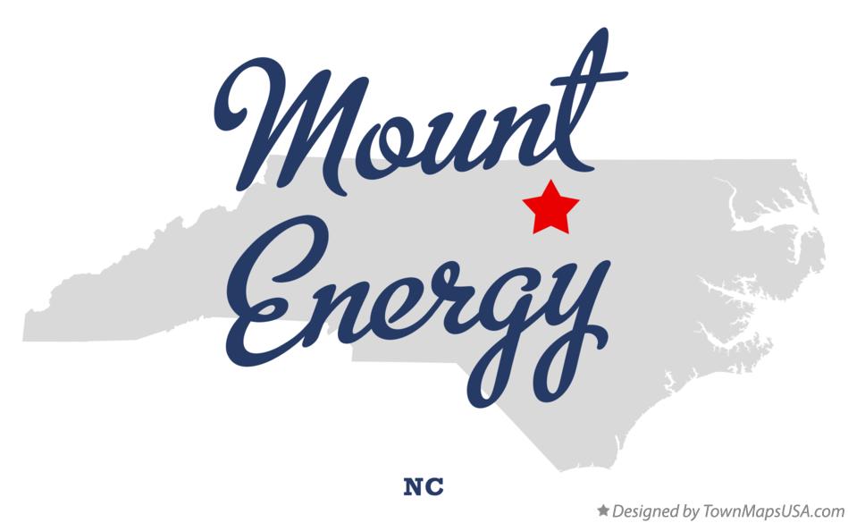 Map of Mount Energy North Carolina NC
